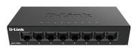 D-Link DGS-108GL Unmanaged Gigabit Ethernet (10/100/1000) Zwart