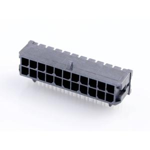 Molex 430452201 Male header, inbouw (standaard) Totaal aantal polen: 22 Rastermaat: 3.00 mm Inhoud: 1 stuk(s) Tray