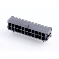 Molex 430452201 Male header, inbouw (standaard) Totaal aantal polen: 22 Rastermaat: 3.00 mm Inhoud: 1 stuk(s) Tray - thumbnail