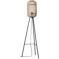 Brilliant Landelijke tripod vloerlamp Woodrow rotan 93776/20 - thumbnail