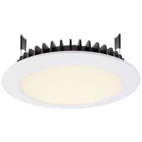 Deko Light 565233 LED Panel Round III 20 LED-inbouwlamp Energielabel: G (A - G) LED vast ingebouwd 20 W Verkeerswit (RAL 9016)