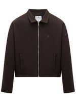 Courrèges veste bomber à fermeture zippée - Marron - thumbnail