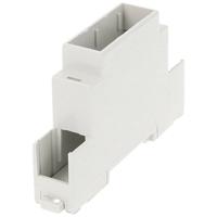 Hammond Electronics 1597DIN1MH53 DIN-rail-behuizing Open 90 x 58 x 18 PPO Lichtgrijs 1 stuk(s)