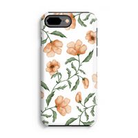 Peachy flowers: iPhone 7 Plus Tough Case