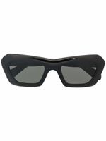 Retrosuperfuture lunettes de soleil Zenya à monture géométrique - Noir