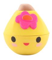 Ylvi & the Minimoomis gum junior 4,1 x 6,5 cm rubber geel