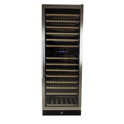 Vinata Presanella Wijnklimaatkast Vrijstaand en onderbouw - Zilverkleurig - Wijnkoelkast 154 flessen - 171 x 59.8 x 68.5