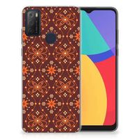 Alcatel 1S (2021) TPU bumper Batik Brown - thumbnail