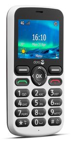 doro 5860 Senioren mobiele telefoon Met laadstation Grafiet