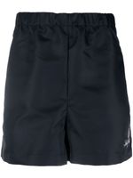 Sporty & Rich logo-print swim shorts - Bleu