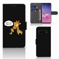 Samsung Galaxy S10 Leuk Hoesje Giraffe