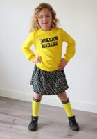 Quapi Meisjes sweater - Femke - Zomers geel