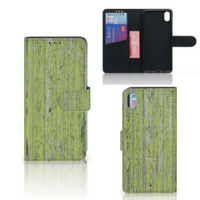 Xiaomi Redmi 7A Book Style Case Green Wood - thumbnail