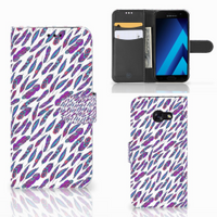 Samsung Galaxy A5 2017 Telefoon Hoesje Feathers Color - thumbnail