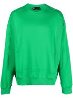 STYLAND x notRainProof round-neck cotton sweatshirt - Vert