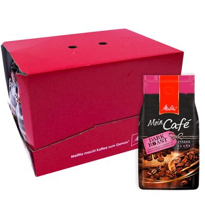Melitta Mein Café Dark Roast koffiebonen 8 x 1 kilo