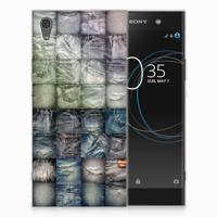 Silicone Back Cover Sony Xperia XA1 Ultra Spijkerbroeken