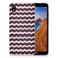 Xiaomi Redmi 7A TPU bumper Waves Roze