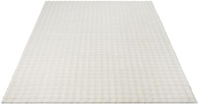 Karpet24 Flow - Knuffelig Bubbeltapijt, Wasbaar & Antislip, Zacht en Onderhoudsvriendelijk, Beige-80 x 150 cm
