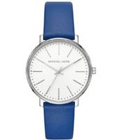 Horlogeband Michael Kors MK2845 Leder Blauw 18mm - thumbnail