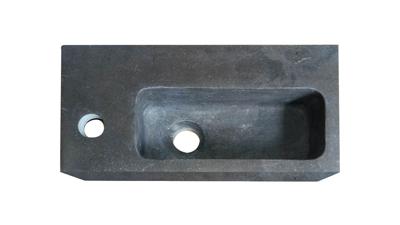 Best Design Lopez Leisteen fontein met kraangat links 40x20x10cm Best Design Lopez Leisteen fontein met kraangat links 40x20x10cm