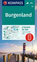 Wandelkaart 227 Burgenland | Kompass - thumbnail