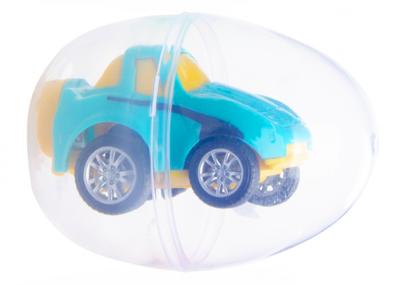 LG Imports auto in verrassingsei jongens 6 cm turquoise/geel LG Imports auto in verrassingsei jongens 6 cm turquoise/geel