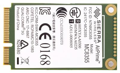 un2430 - Draadloze mobiele modem - 3G - PCIe Mini Card - 14.4 Mbps