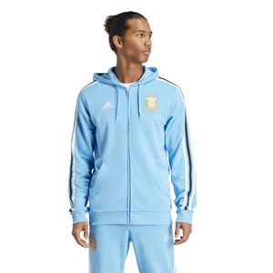 adidas Argentinië DNA Hooded Vest 2024-2026 Lichtblauw Wit Zwart