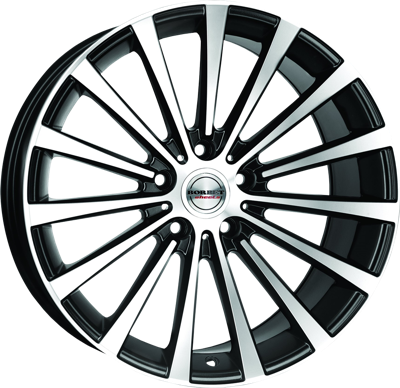 BORBET BLX Mat zwart gepolijst