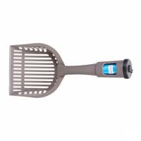 Opvangschep voor huisdieren, kunststof, antraciet, 28 x 7 x 12,5 cm, 12 stuks