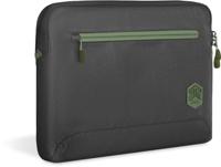 STM ECO Sleeve Laptoptas, 16 inch, compatibel met Apple MacBook Pro 16 inch (100% gerecycled polyester, groot binnenvak met extra buitenvak, lichtlopende ritssluitingen) - zwart