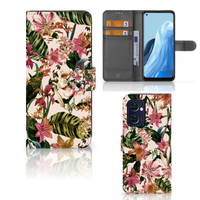 OPPO Find X5 Lite | Reno 7 5G Hoesje Flowers - thumbnail