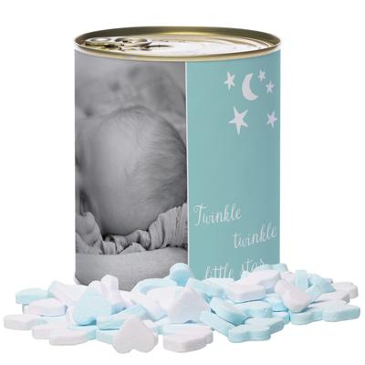 Snoepblik bedrukken - Geboorte (Jongen)