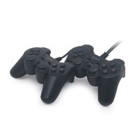 Gembird JPD-UDV2-01 game controller Zwart USB 2.0 Gamepad Analoog/digitaal PC