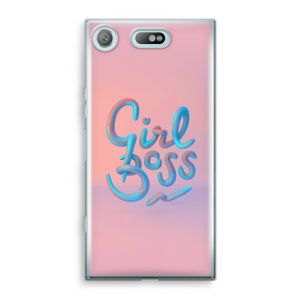 Girl boss: Sony Xperia XZ1 Compact Transparant Hoesje