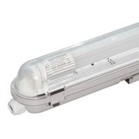 HOFTRONIC™ 25x LED T8 TL armatuur 120 cm IP65 waterdicht 18W 2340lm 130lm/W 3000K - warm wit - koppelbaar