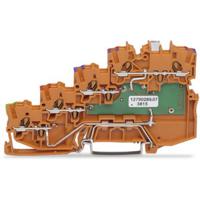 WAGO 2000-5477/1102-953 Vieraderige initiatorklem 7 mm Push-In-klem Oranje 15 stuk(s)