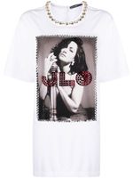 Dolce & Gabbana t-shirt J.Lo à imprimé photographique - Blanc