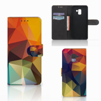 Samsung Galaxy A8 Plus (2018) Book Case Polygon Color