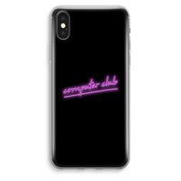 Vice Black: iPhone XS Max Transparant Hoesje