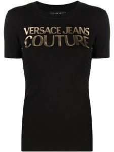 Versace Jeans Couture t-shirt à logo imprimé - Noir