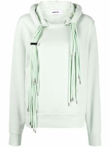 AMBUSH hoodie en coton à lien de resserrage - Vert