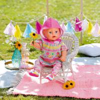 ZAPF Creation BABY born - Deluxe Trendy Poncho poppen accessoires 43 cm