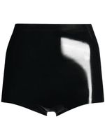 Maison Margiela culotte en latex à coutures signature - Noir - thumbnail