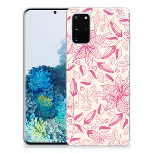 Samsung Galaxy S20 Plus TPU Case Pink Flowers