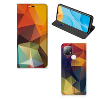 OPPO A15 Stand Case Polygon Color - thumbnail