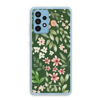 Botanical green sweet flower heaven: Samsung Galaxy A52 Transparant Hoesje