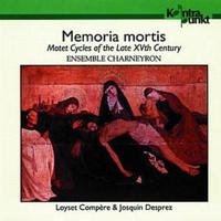 Memoria Mortis. Motet Cycles Of The Late XVTH Century - CD (0716043208227)
