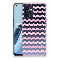 OPPO Reno 7 5G | Find X5 Lite TPU bumper Waves Roze - thumbnail